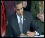 President Obama Signing Legislation 